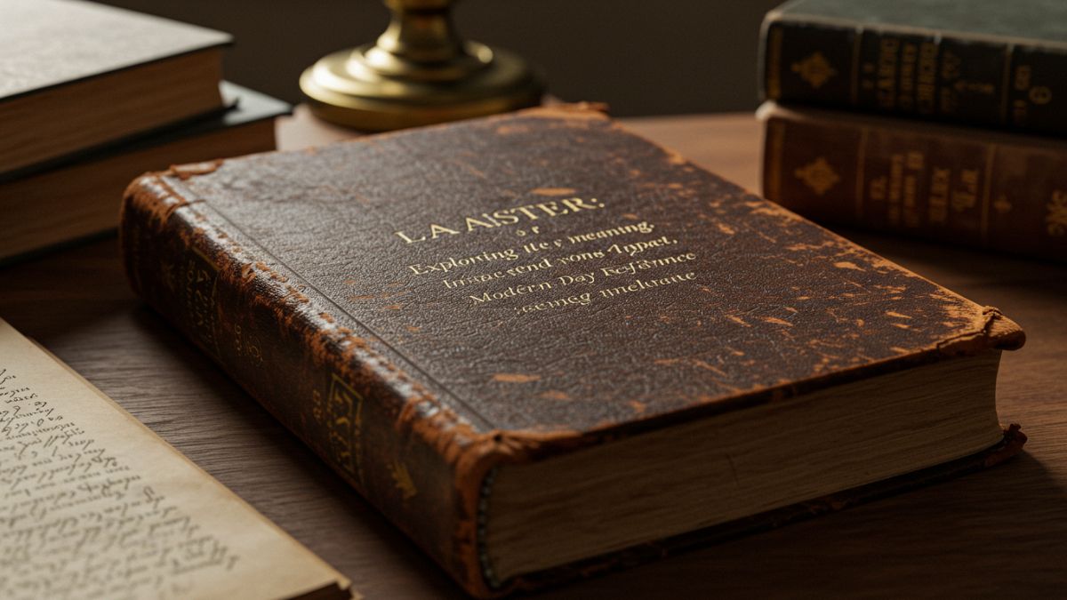 Laaster: Exploring Its Meaning, Impact, and Modern-Day Relevance