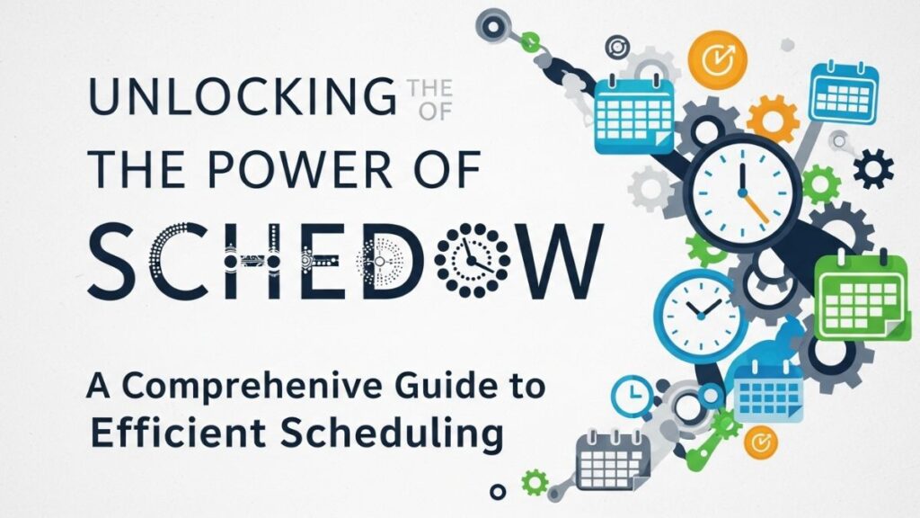 Unlocking the Power of schedow: A Comprehensive Guide to Efficient Scheduling